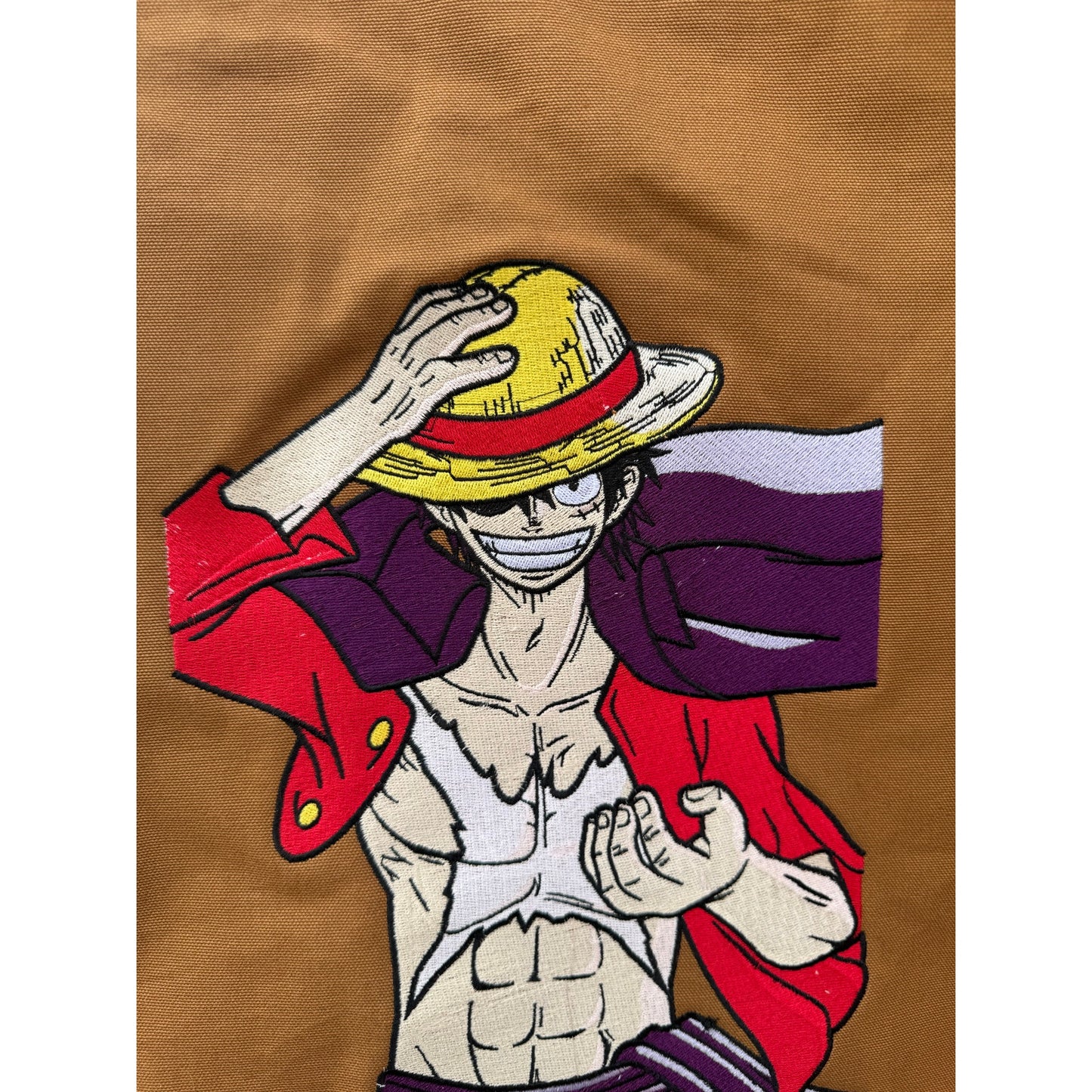 Brown Luffy Coat