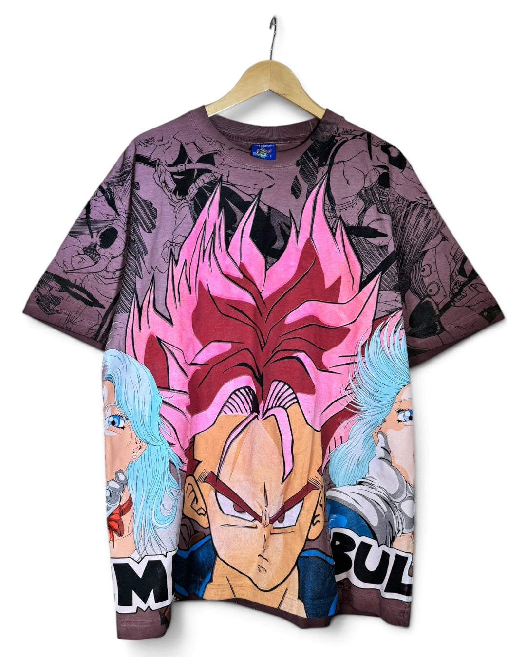 Red Oil Wash - Bulma 360 Shirt - Trunks Design