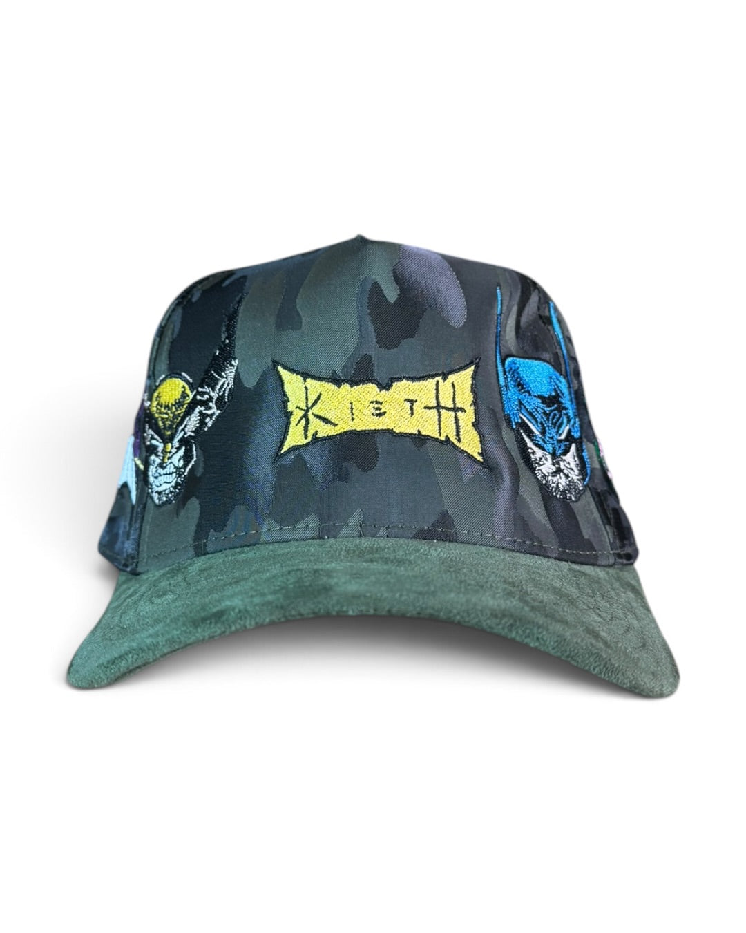 Veteran Camo with Green Suede Brim - Kieth Edition