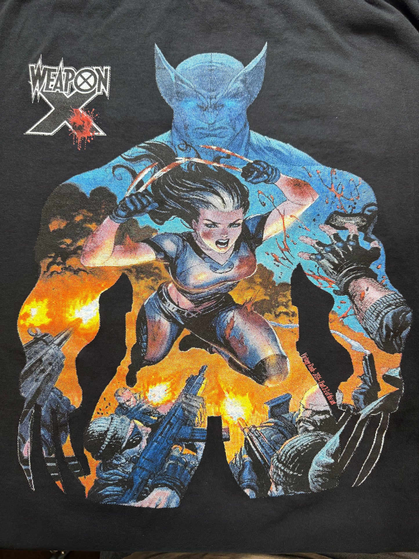 Black - Wolverine Front - X-2 Back