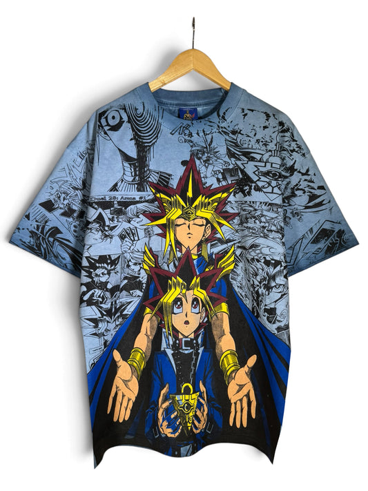 Blue Oil Wash - Yu-Gi-Oh Manga Mega Print - Shirt