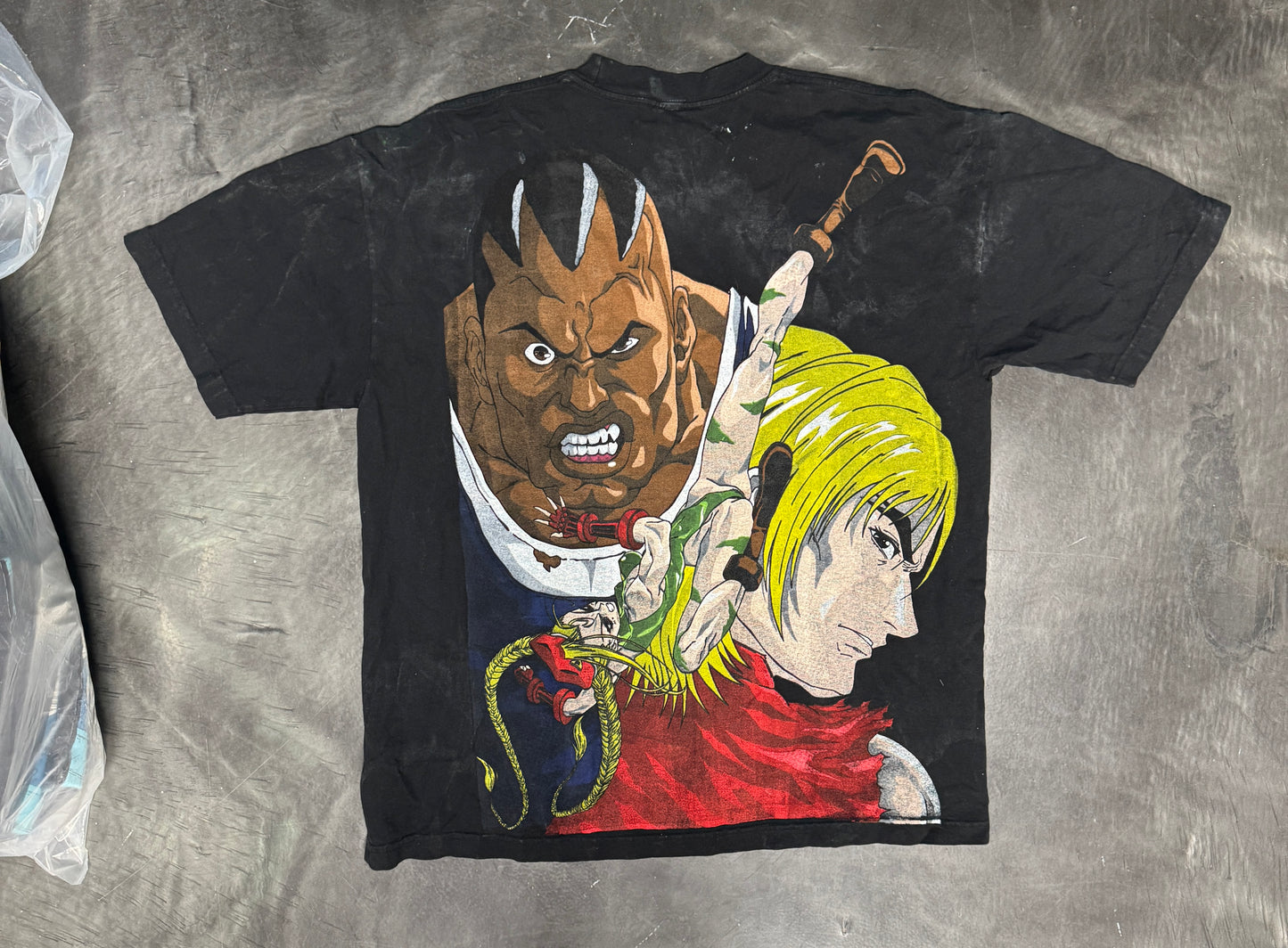 (Black Friday) (Imperfections) Black - XL- Cammy Big face front  & Cannon Strike back