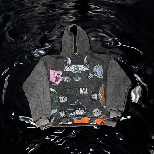 (Black Friday ) Acid Wash  Dragon Ball Z Hoodie"