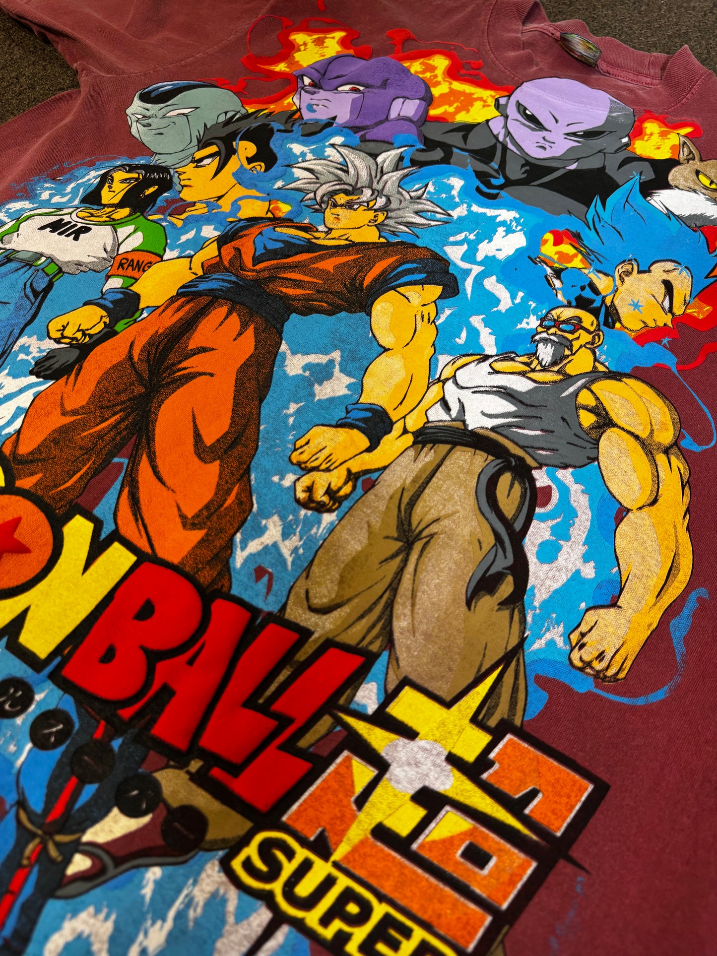 Faded Red - Group Hit Front - Goku vs Jiren Back