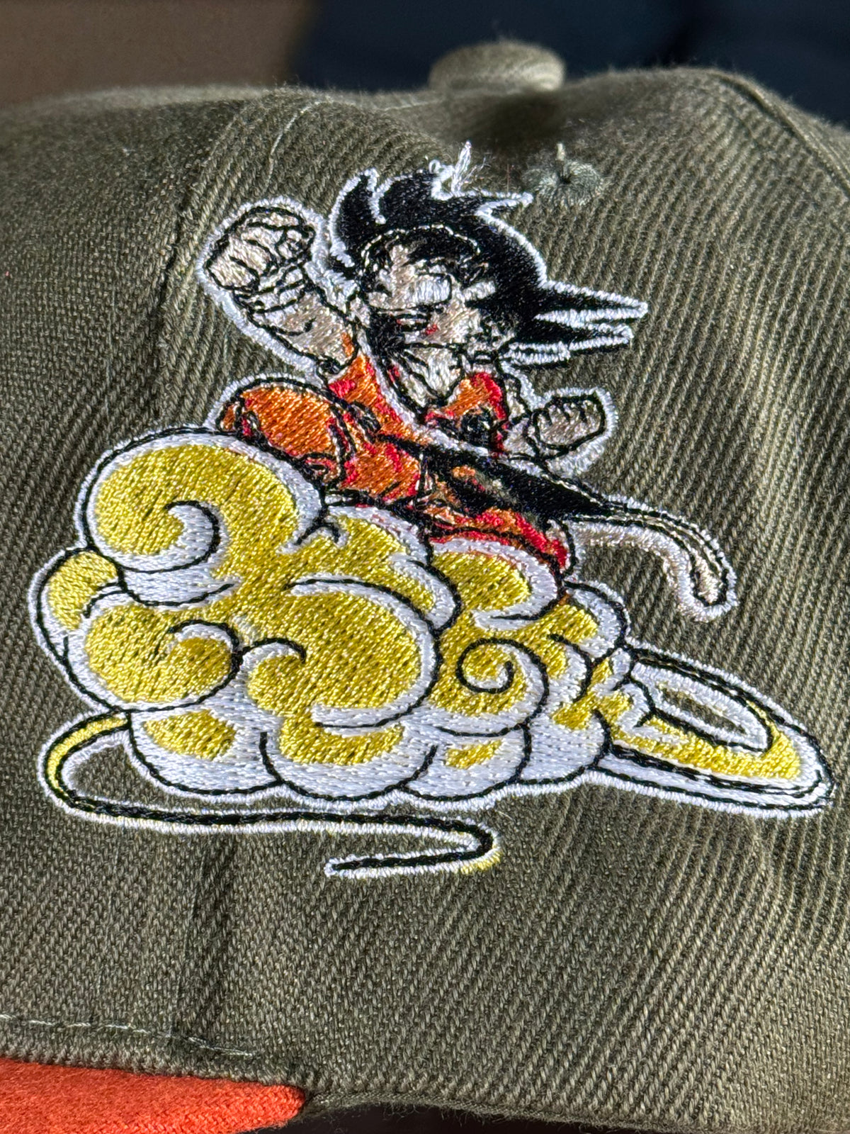 Green with Orange Brim - Dragon Ball Kid Goku - Hat