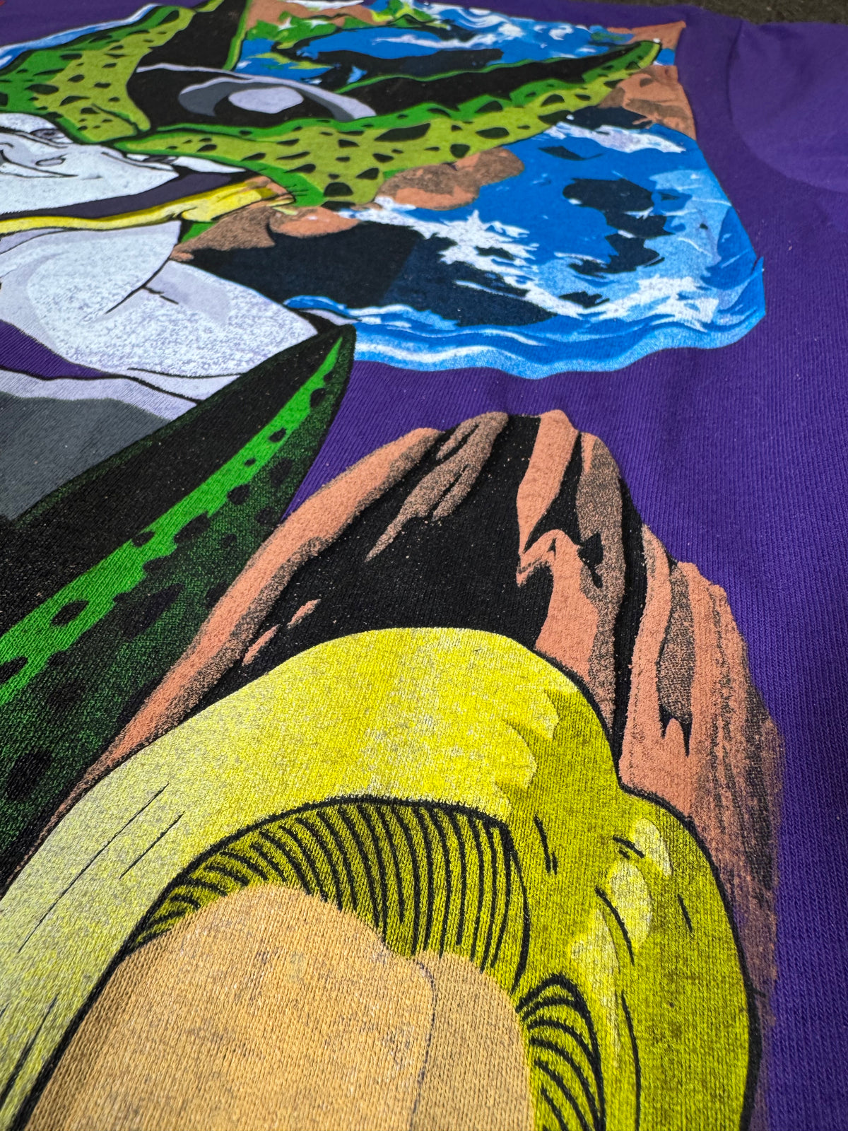 Purple - Gohan Front - Cell Forms Back - Shirt