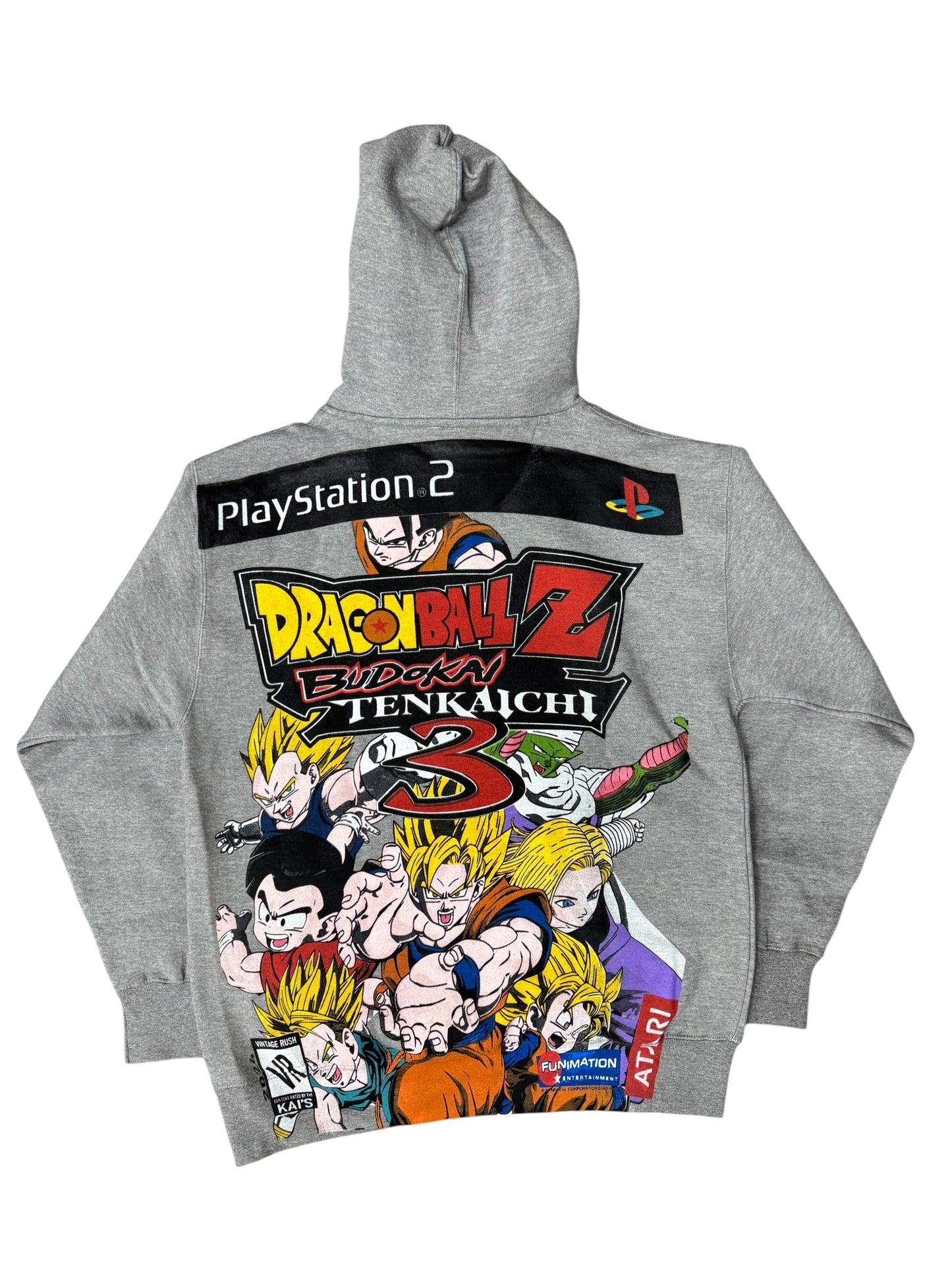 Gray-XLarge-Dragon Ball: Battle Zero Crossover Hoodie