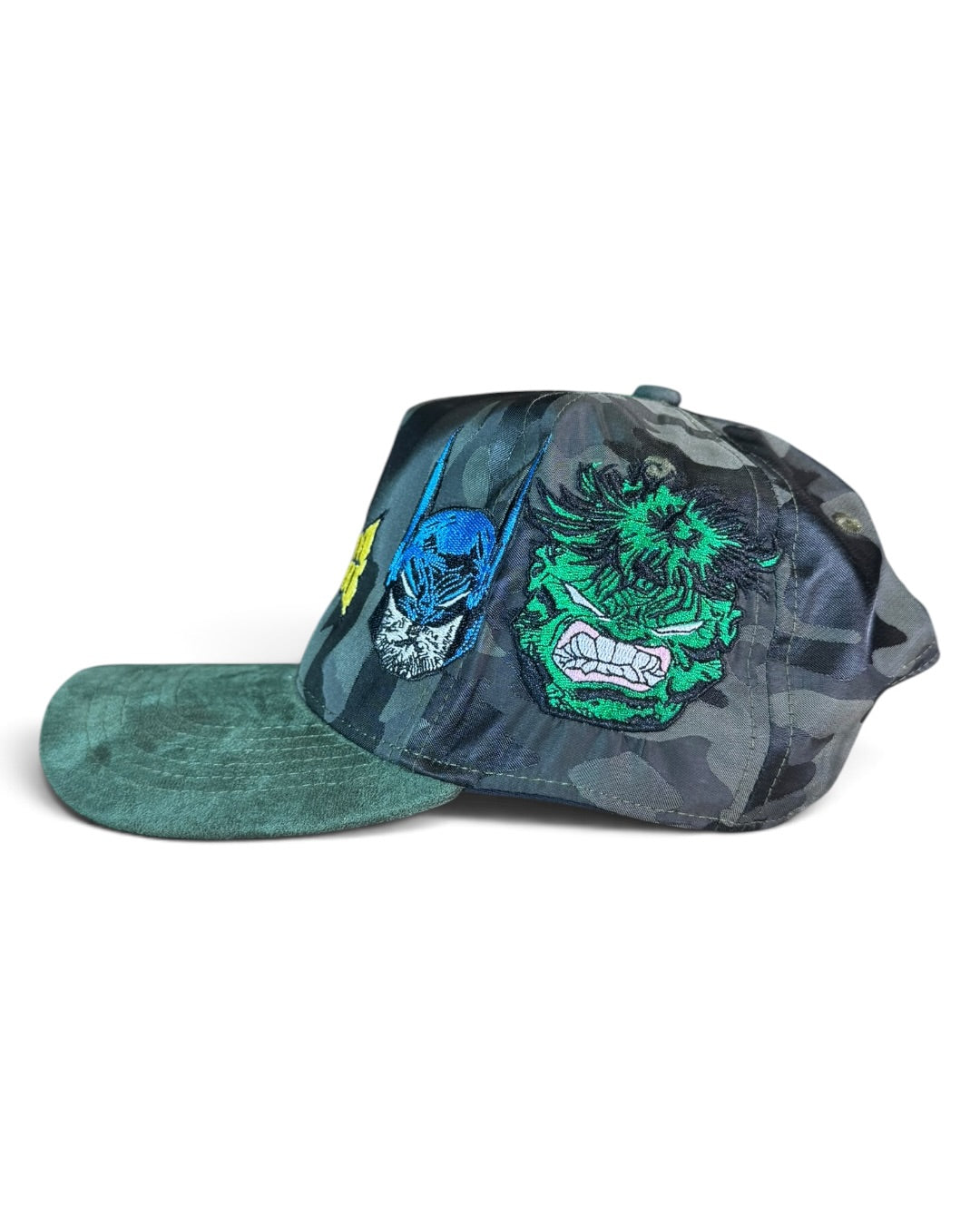 Veteran Camo with Green Suede Brim - Kieth Edition