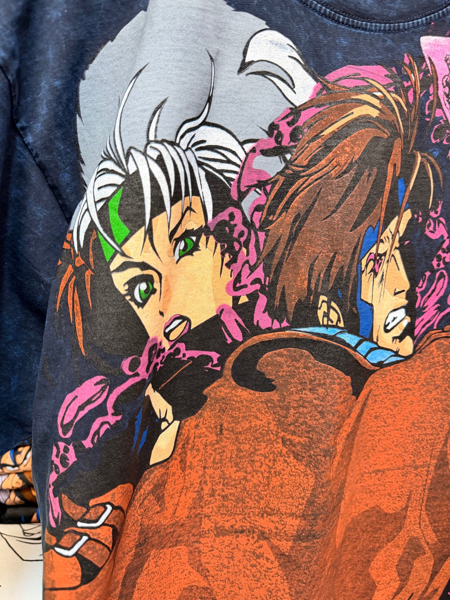 Navy brown  Acid Wash - Gambit Front & Archangel Back