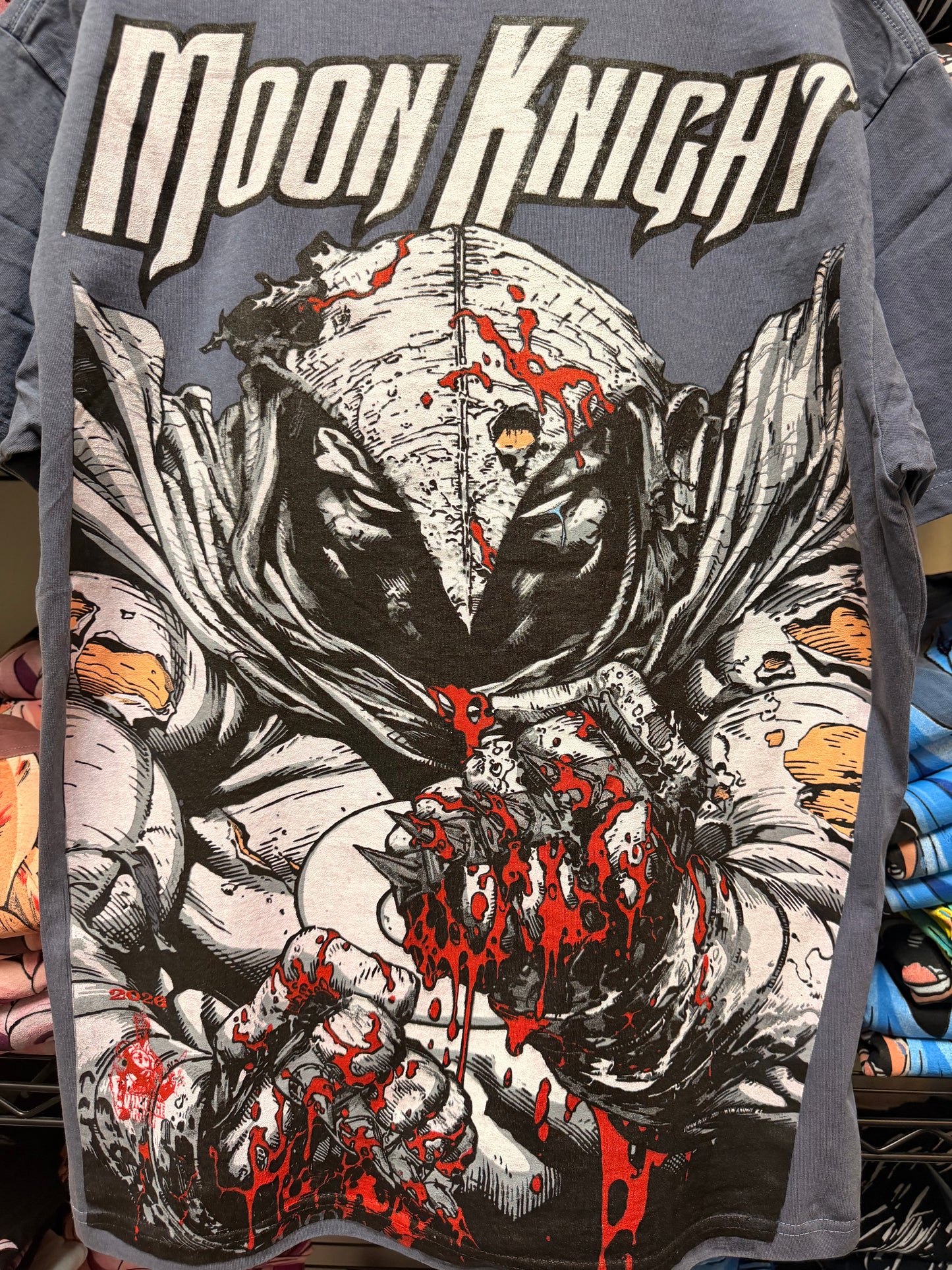 Faded Blue  - Moon Knight Variant Cover! front & City Boy Moon Knight back