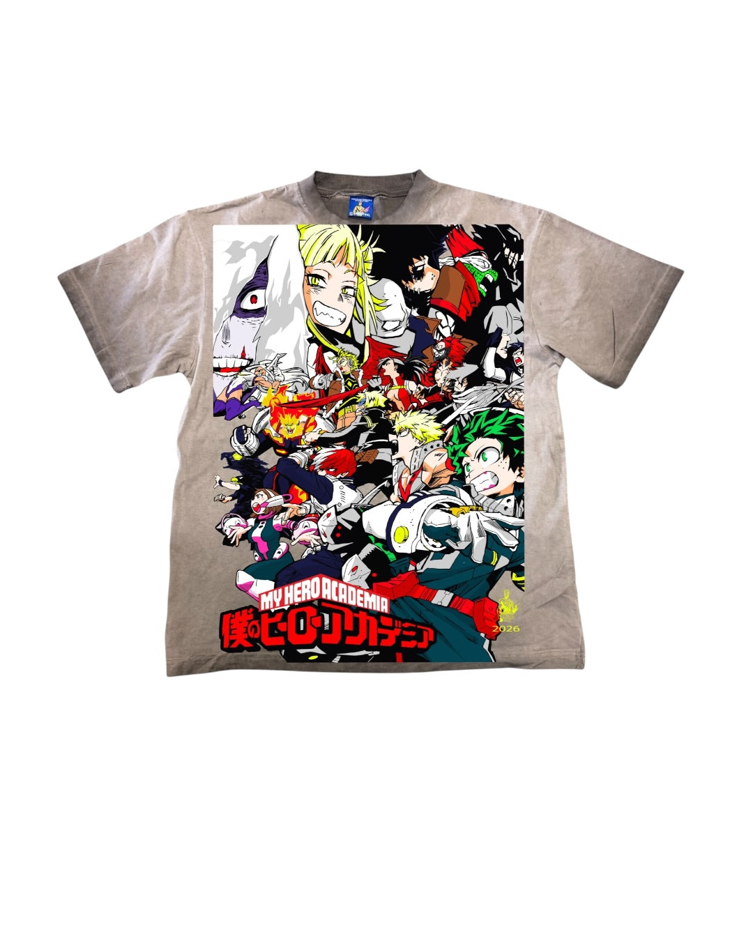 Black Oil Wash -  My hero - Final conflict Front & All might vs one for all back