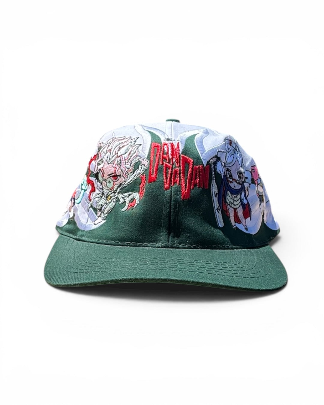 White with Green Brim Vintage - Dandadan Hat