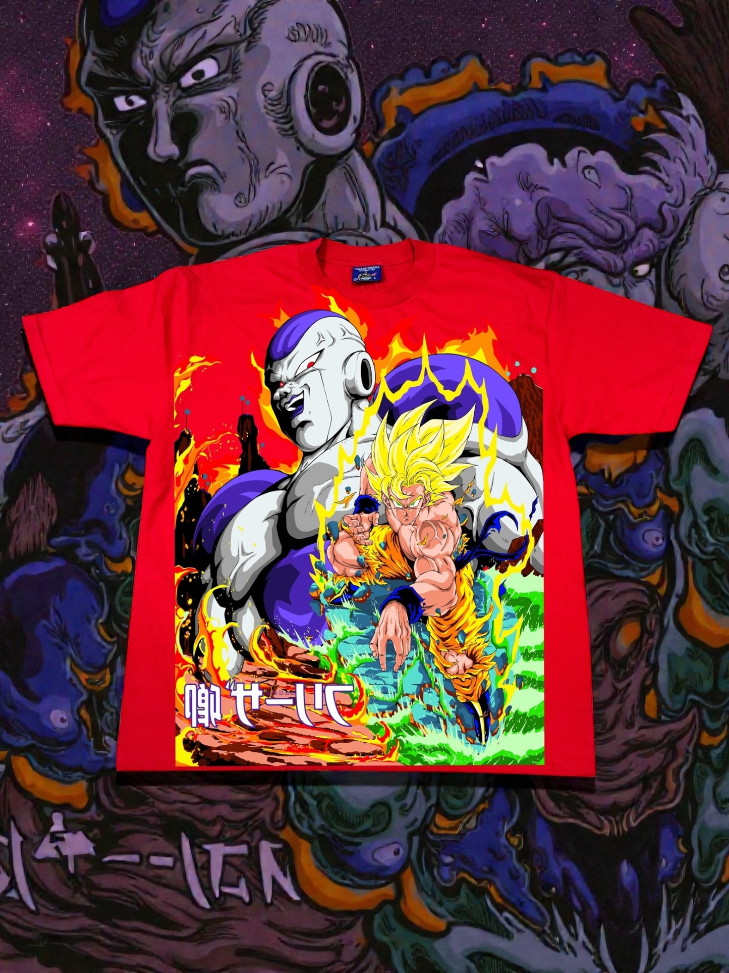 Red - Lord Freiza Front - Goku SSJ