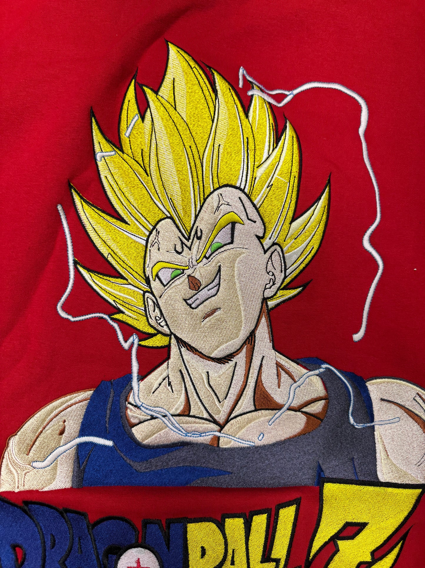 Red-medium, large, extra large Dragon Ball Z Hoodie