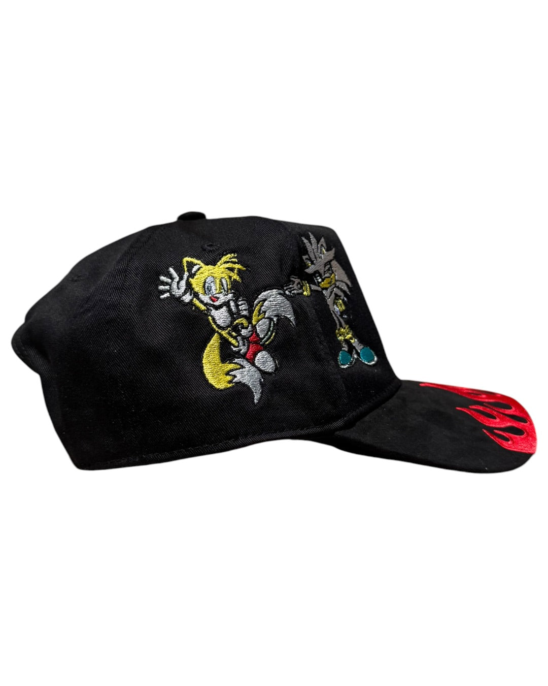Black with Flame Brim - Sonic Team Hat