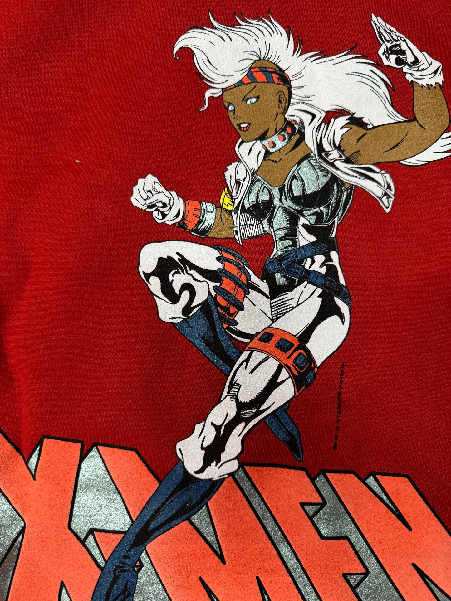 Red-Medium-X-Men Hoodie featuring Storm