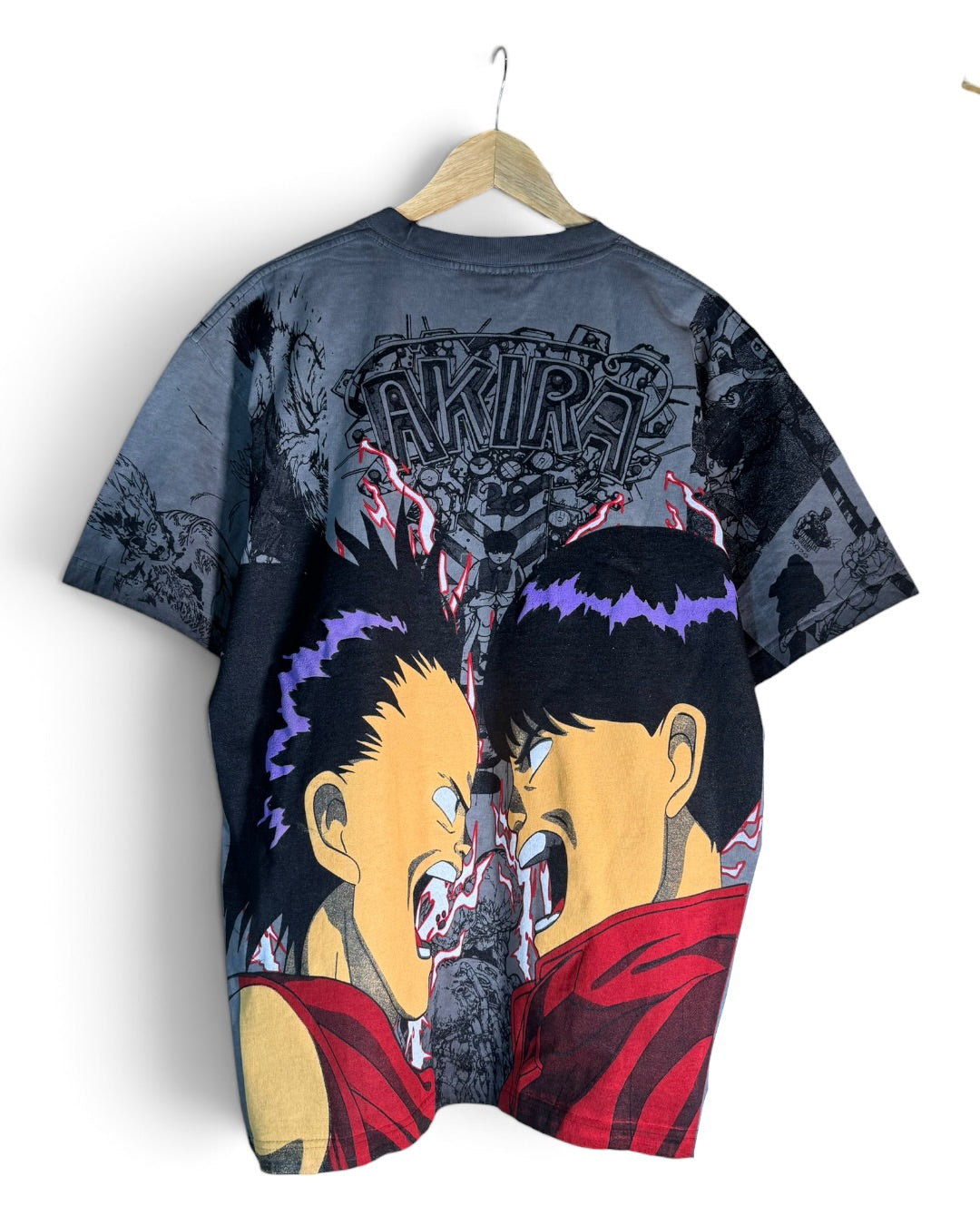 Black Oil Wash - Akira Manga Mega Print - Shirt