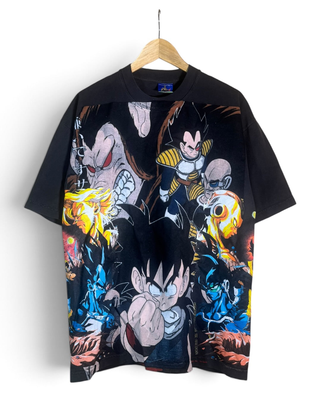Faded - Vegeta’s Death Monochrome Sides - Gohan I hate Saiyan Front - Over 9000 Vegeta - 360 Shirt
