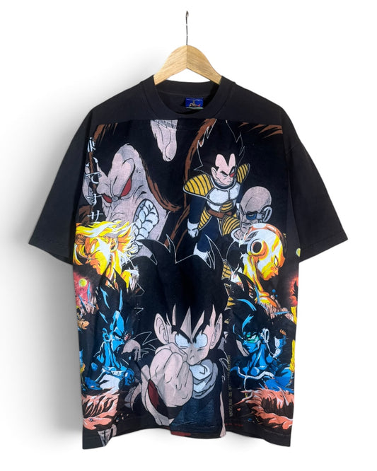 Faded - Vegeta’s Death Monochrome Sides - Gohan I hate Saiyan Front - Over 9000 Vegeta - 360 Shirt