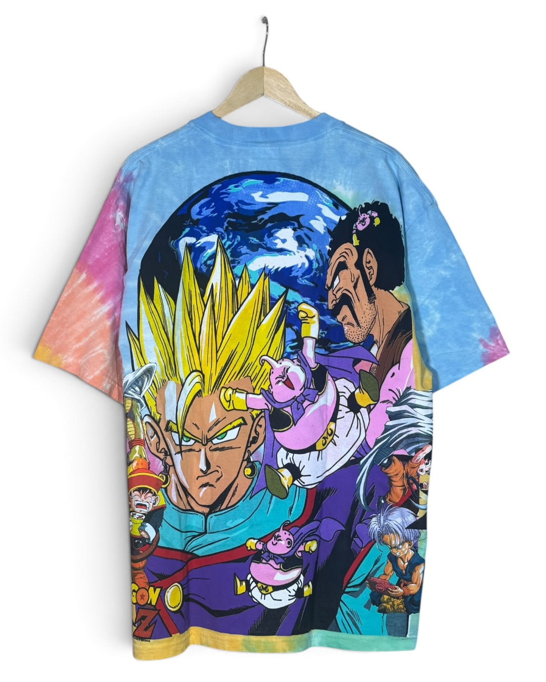 Sherbet Tie Dye - Gotenks Front - Gohan Back - Uncle Piccolo Babysits Sides - 360 Shirt