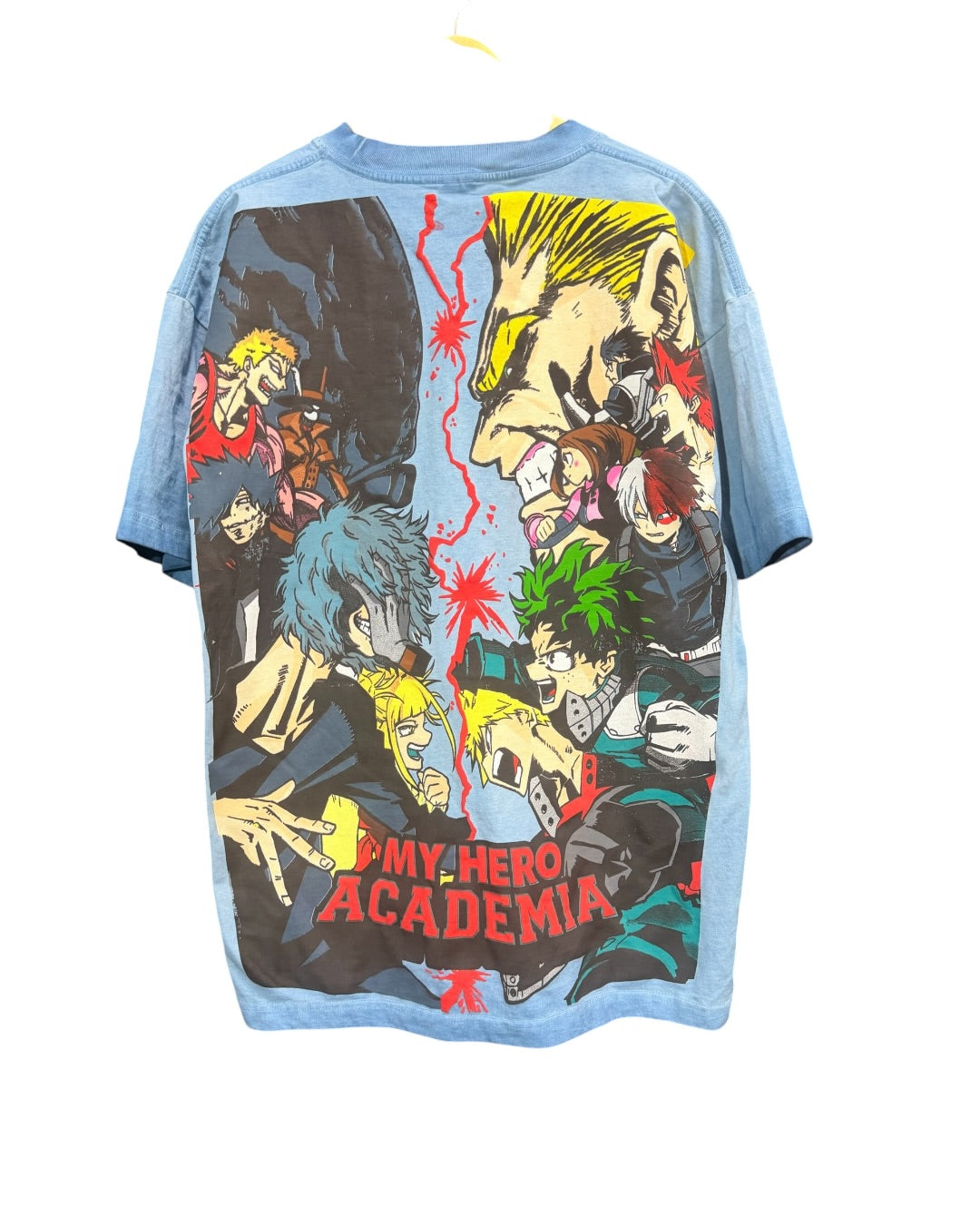 Blue Oil Wash -  My hero - Final conflict Front & All might vs one for all back