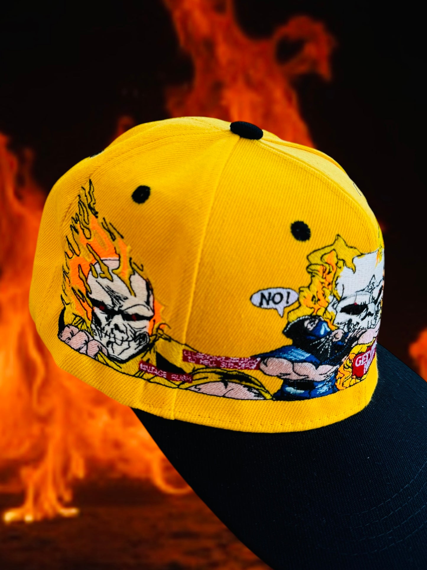 Yellow W/ Black Bill  - MK HAT Scorpion