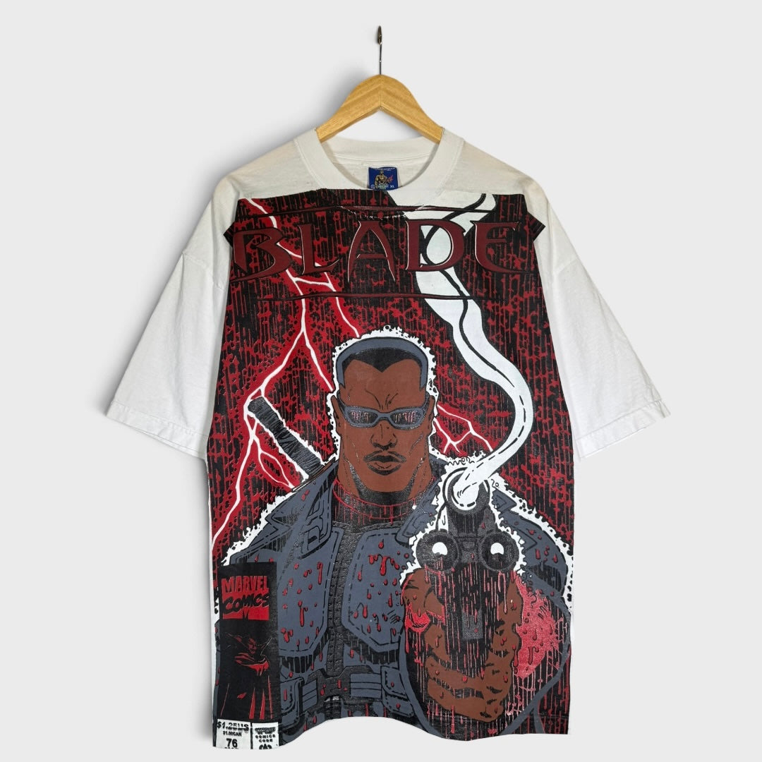 White - Bloody Rain Blade Front - Thunder Rain Blade Back