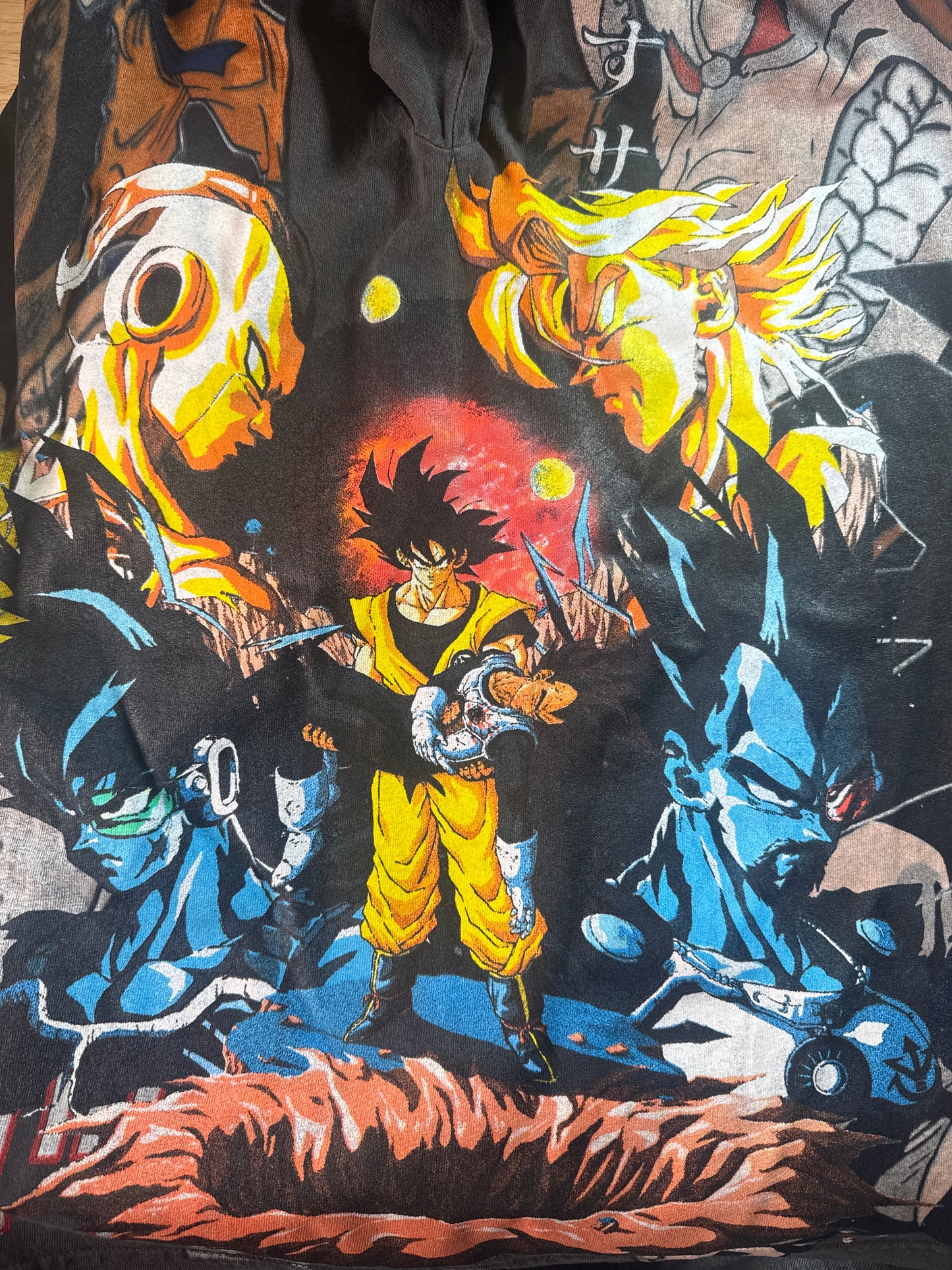Faded - Vegeta’s Death Monochrome Sides - Gohan I hate Saiyan Front - Over 9000 Vegeta - 360 Shirt