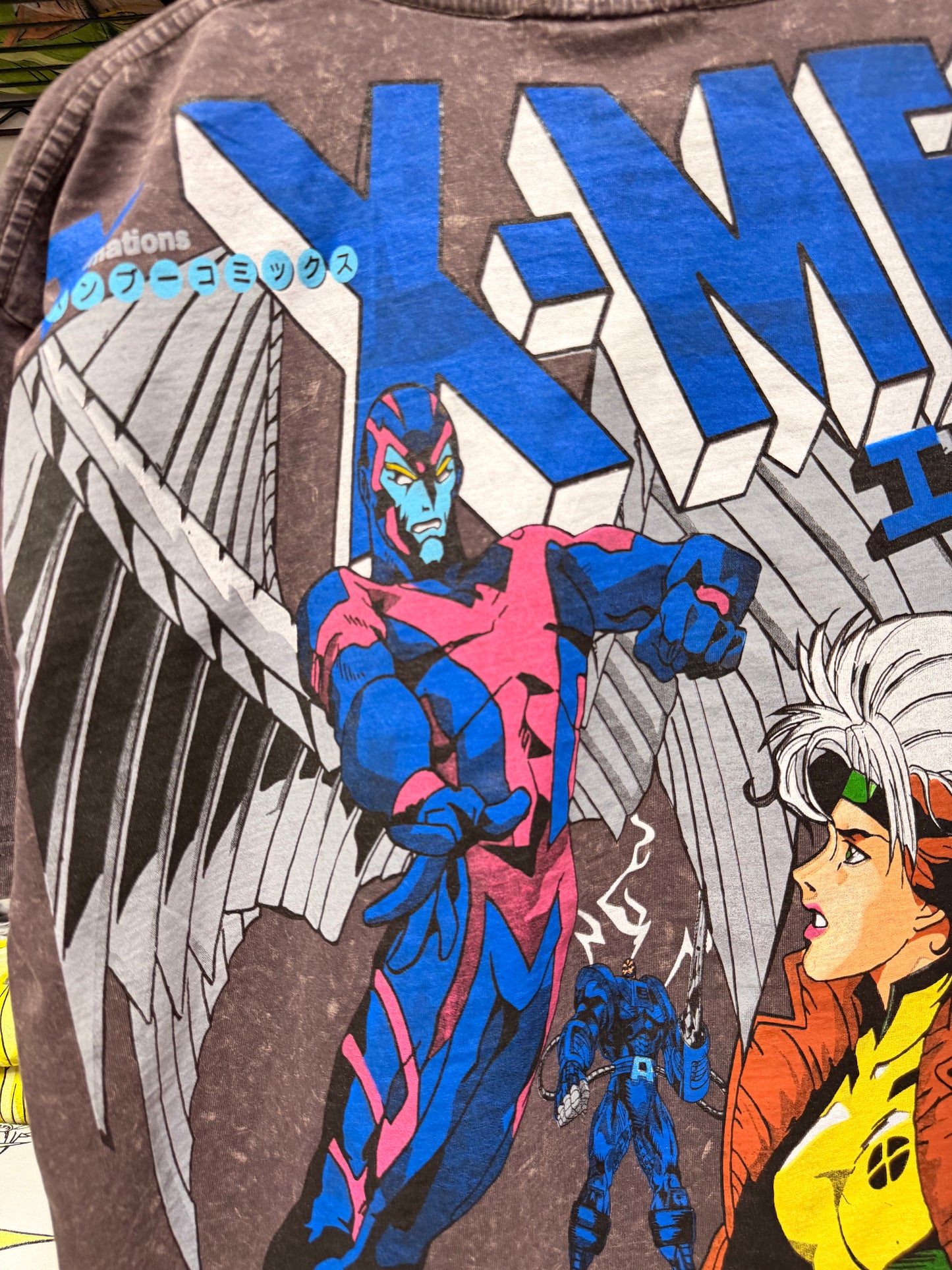 Dark brown  Acid Wash - Gambit Front & Archangel Back