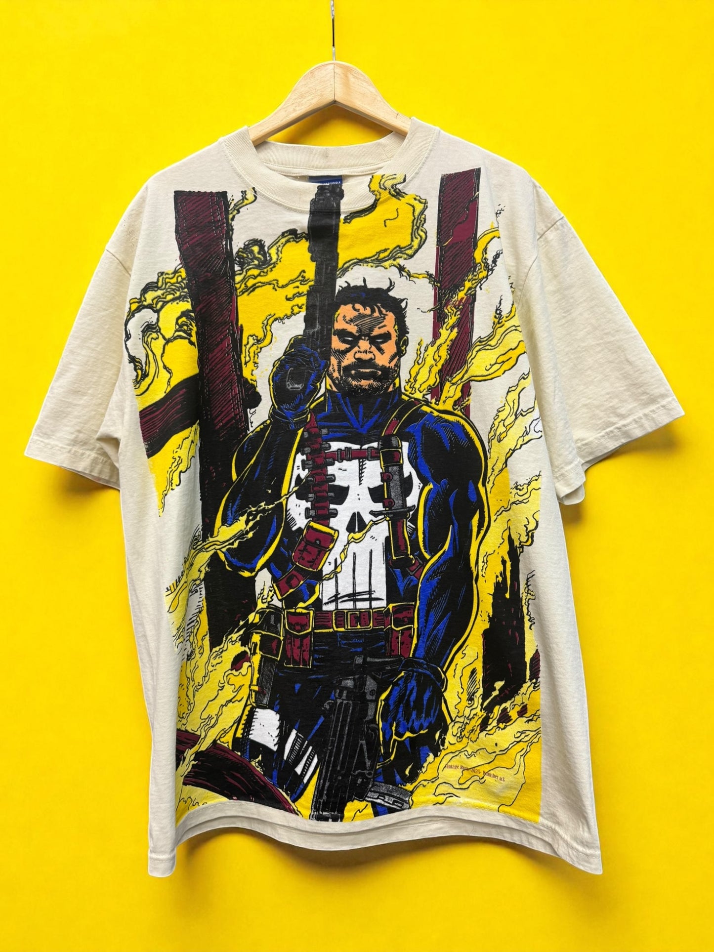 Cream - Punisher Solo Flames & the Punisher Pit bull