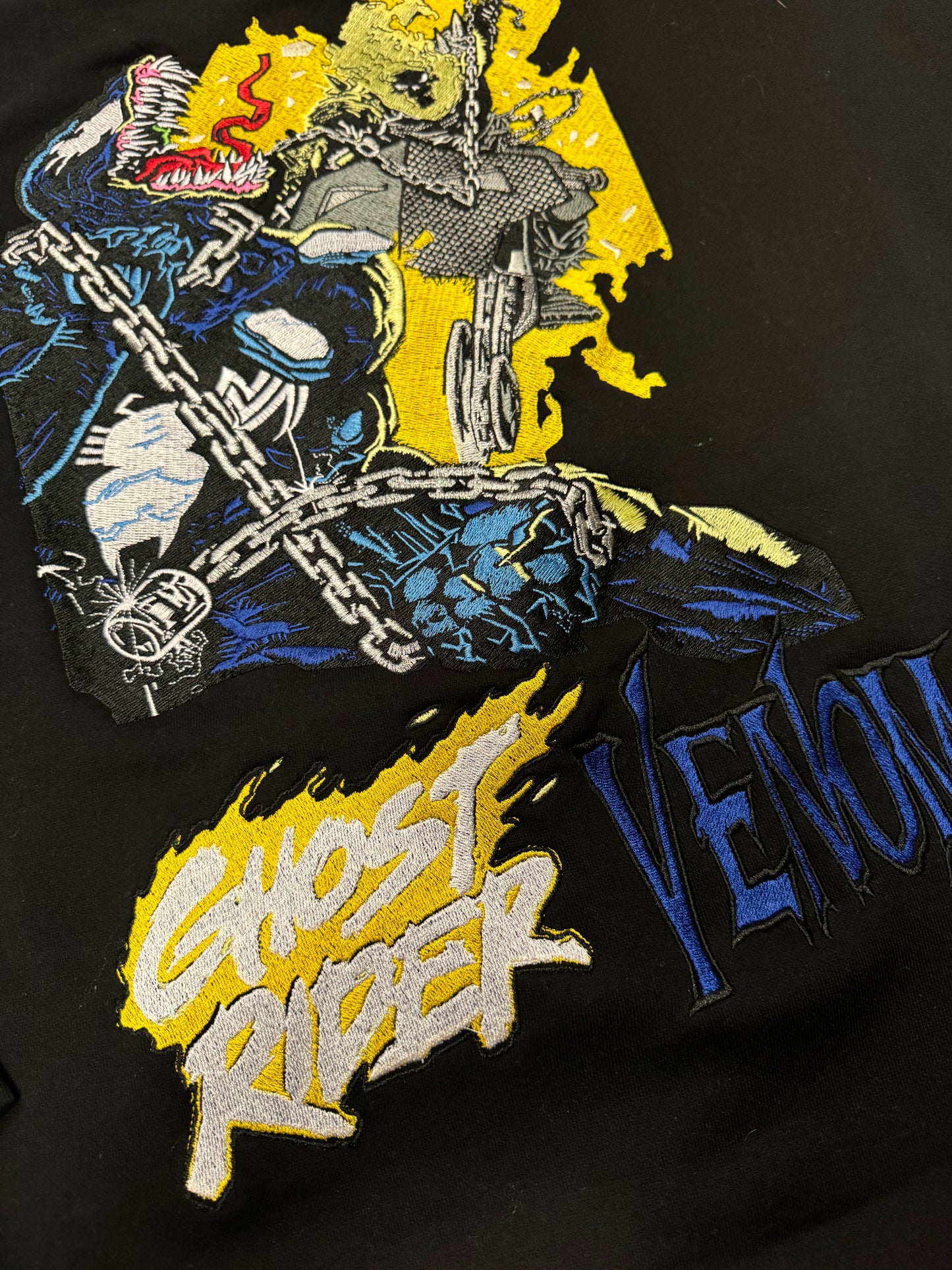 Black Venom vs Ghost Rider Hoodie