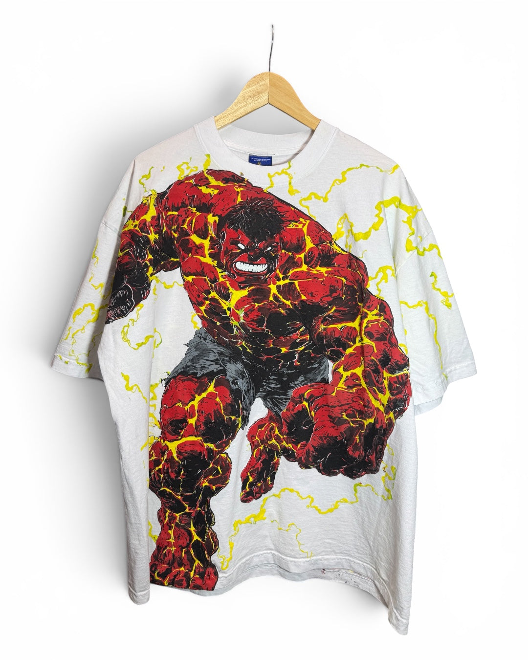 White - Red Hulk Tee