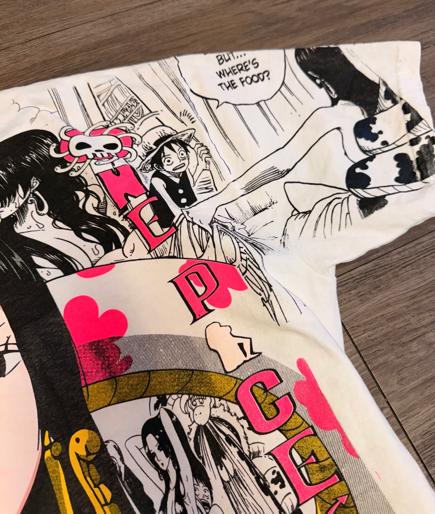 White - Boa Hancock Manga Images Tee