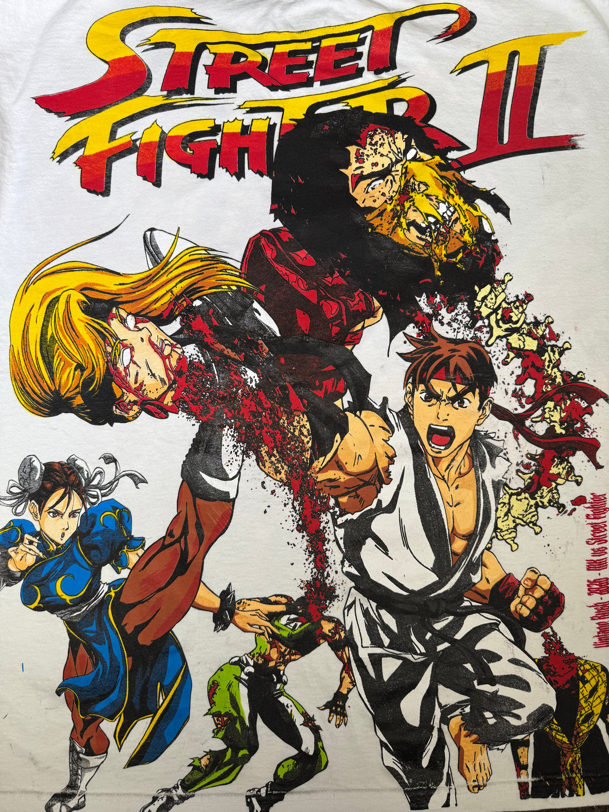 White - Shadowloo Front - Ryu and Chun Li Back