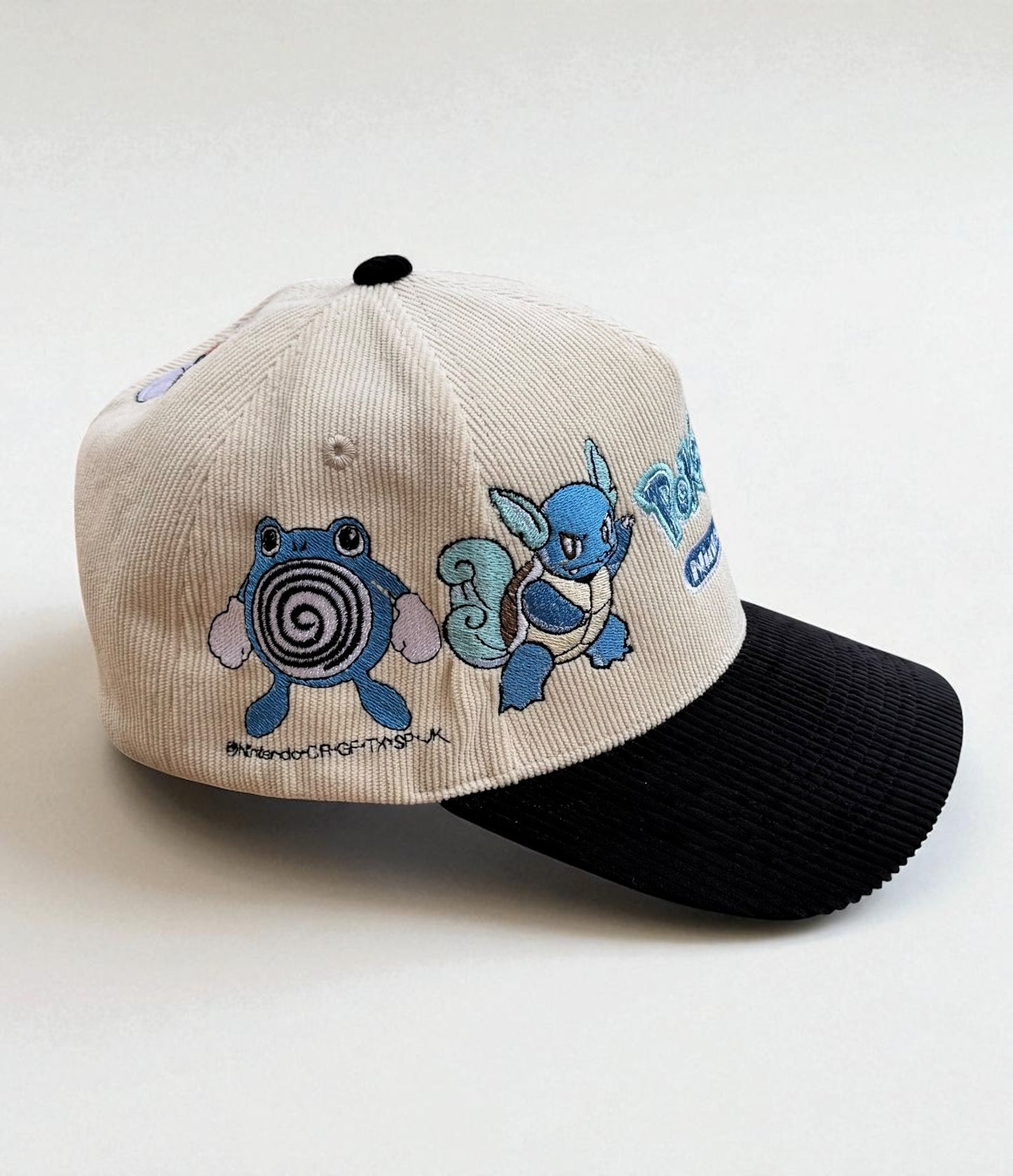 White & Black Corduroy - WATER Hat