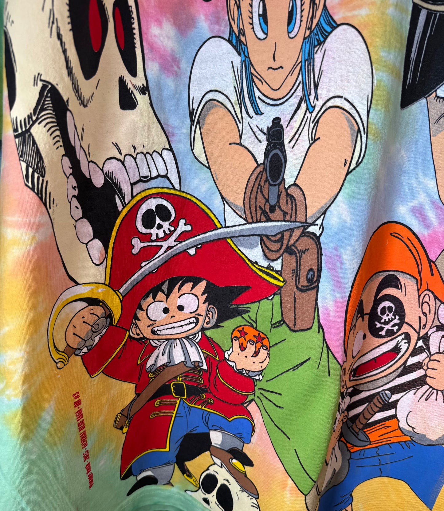 Sherbet tie dye - Pirates front - Muscle Tower Back