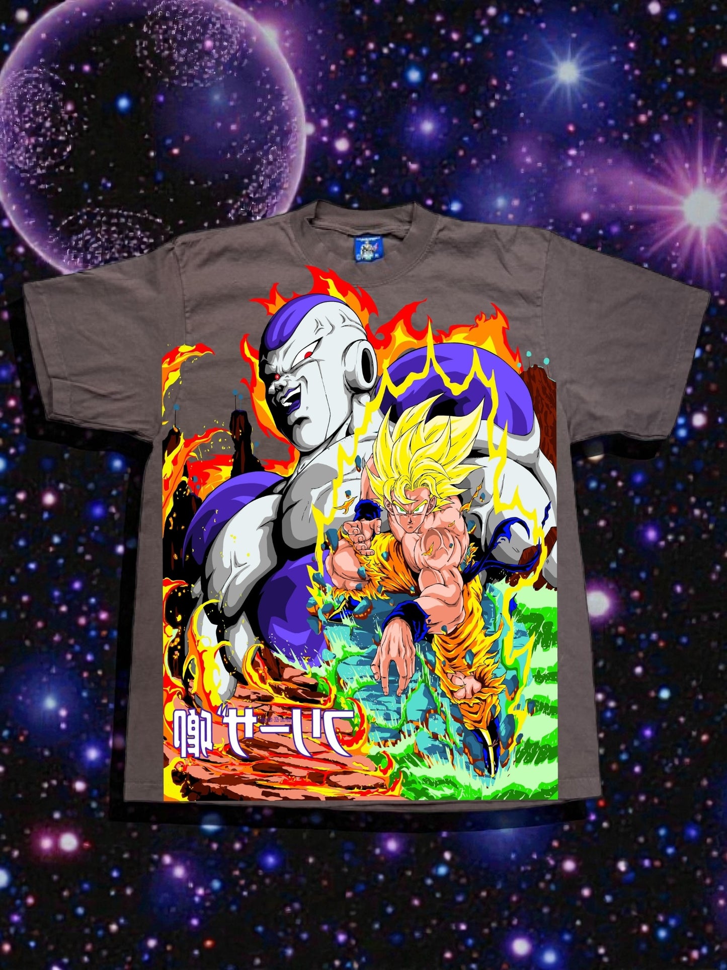 Moca Brown - Lord Freiza Front - Goku SSJ