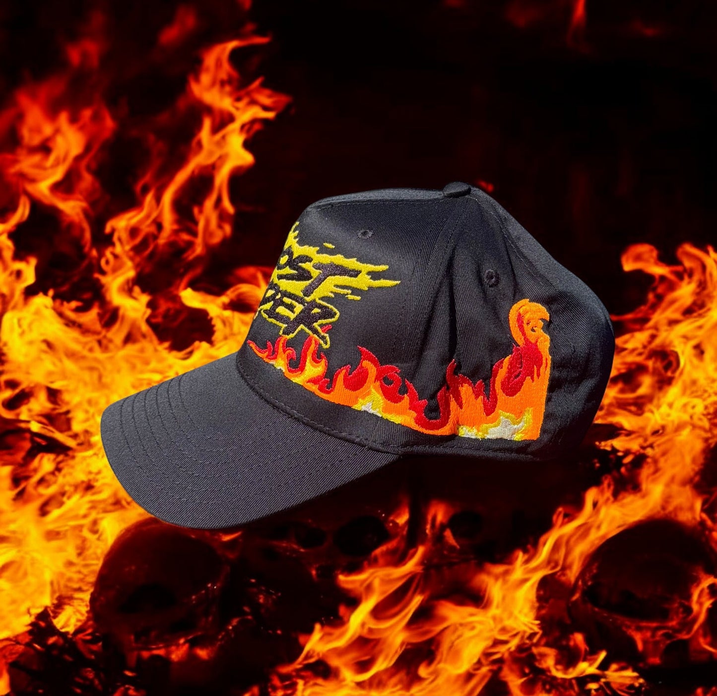 Black - Ghost Rider Hat