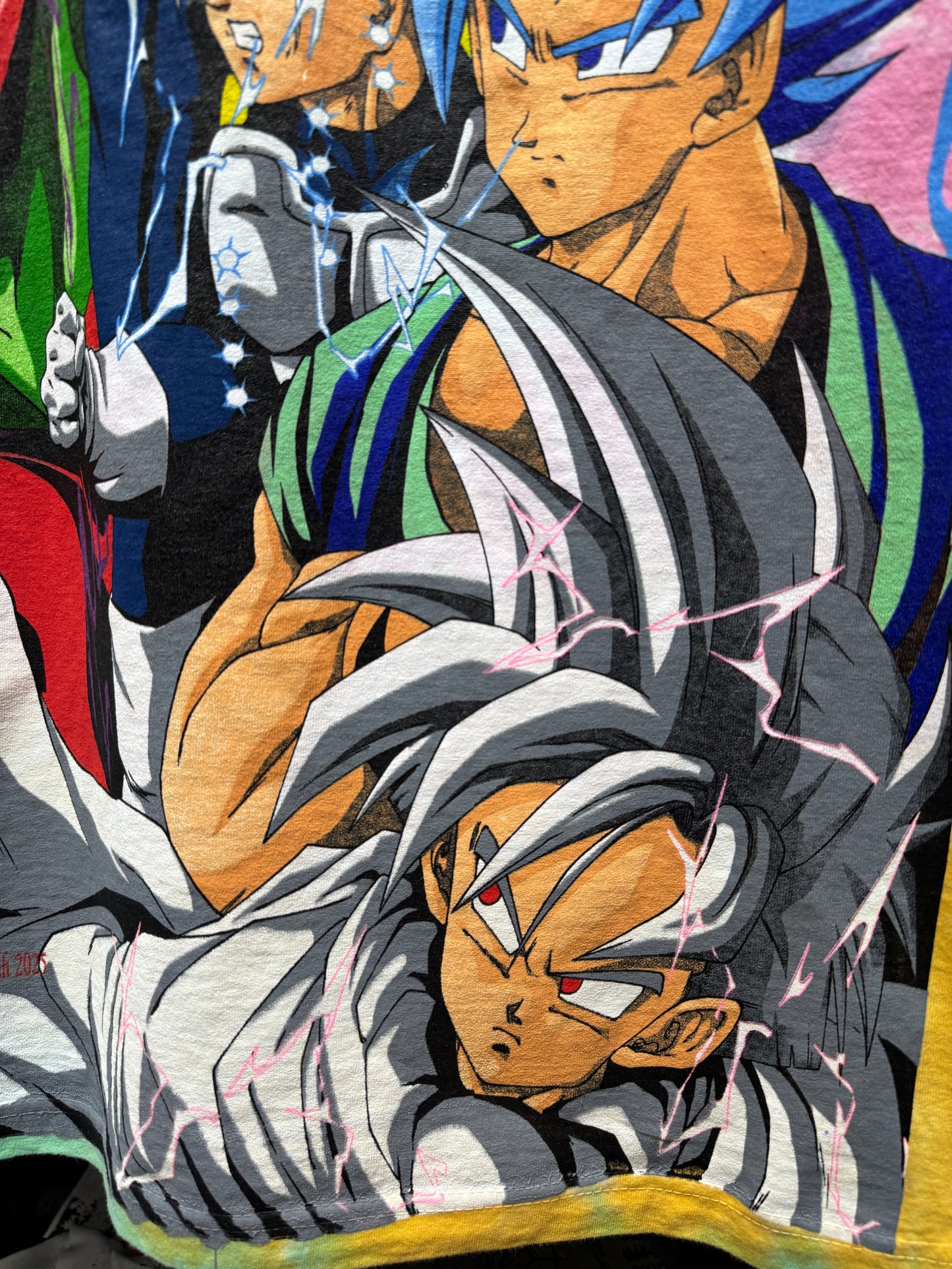 Sherbet Tie Dye - Gohan breaking point Front - Cell Games Variant back