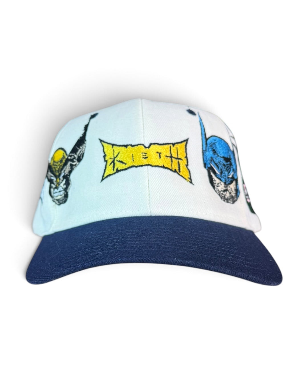 Vintage Cream with Blue Brim - Kieth Edition