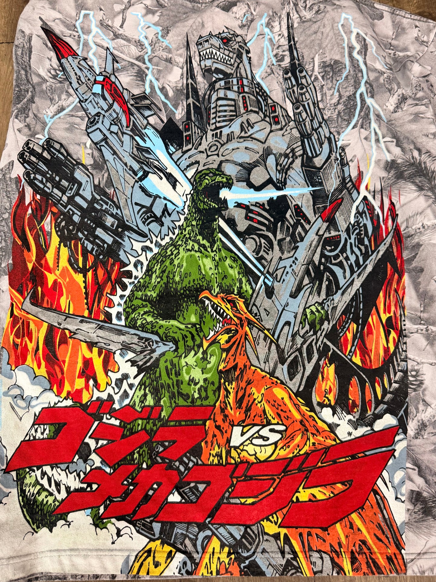 Forrest grey Camo  - Mechagodzilla Trio Front & Godzilla Final Wars Back