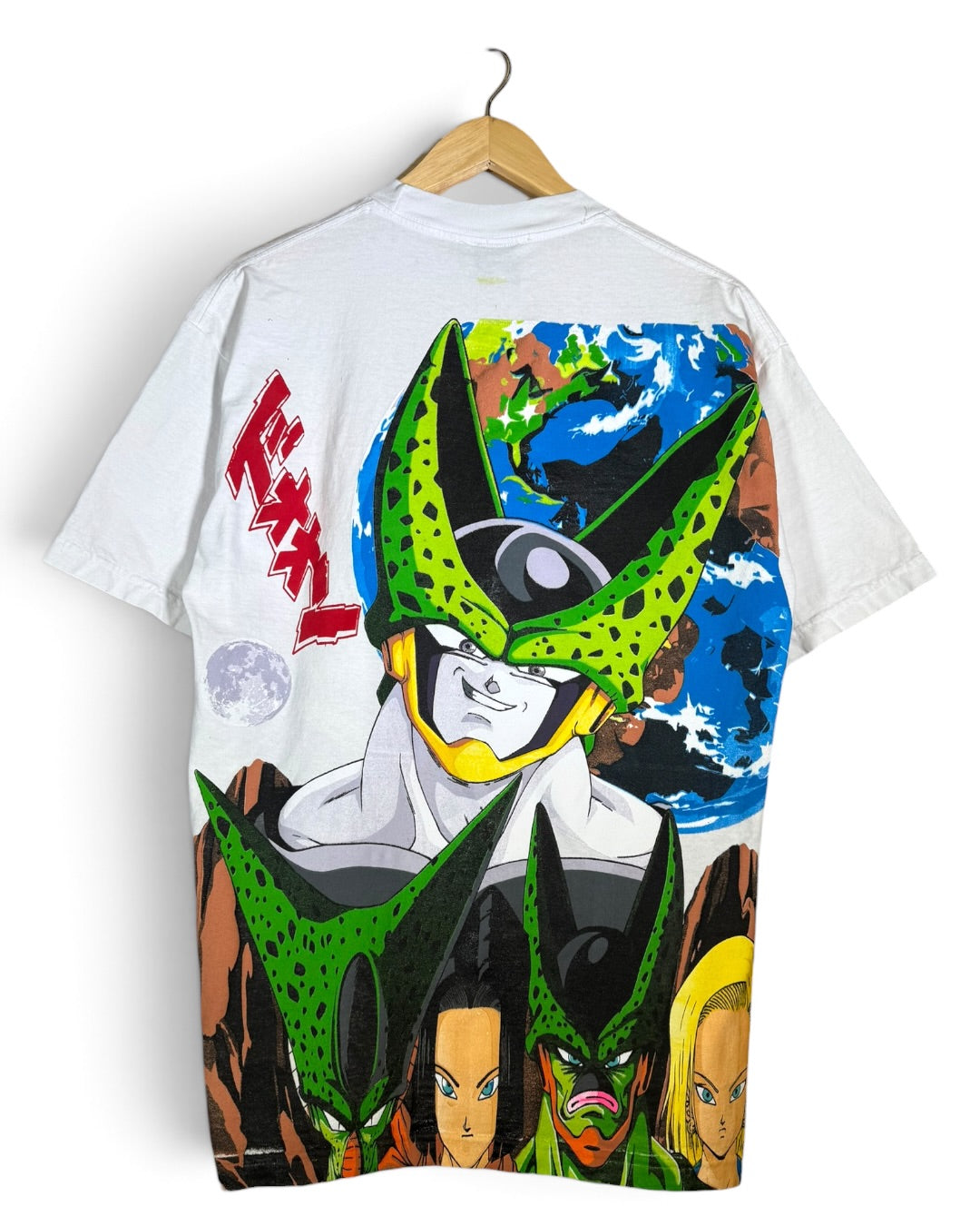 White - Gohan Front - Cell Forms Back - Shirt