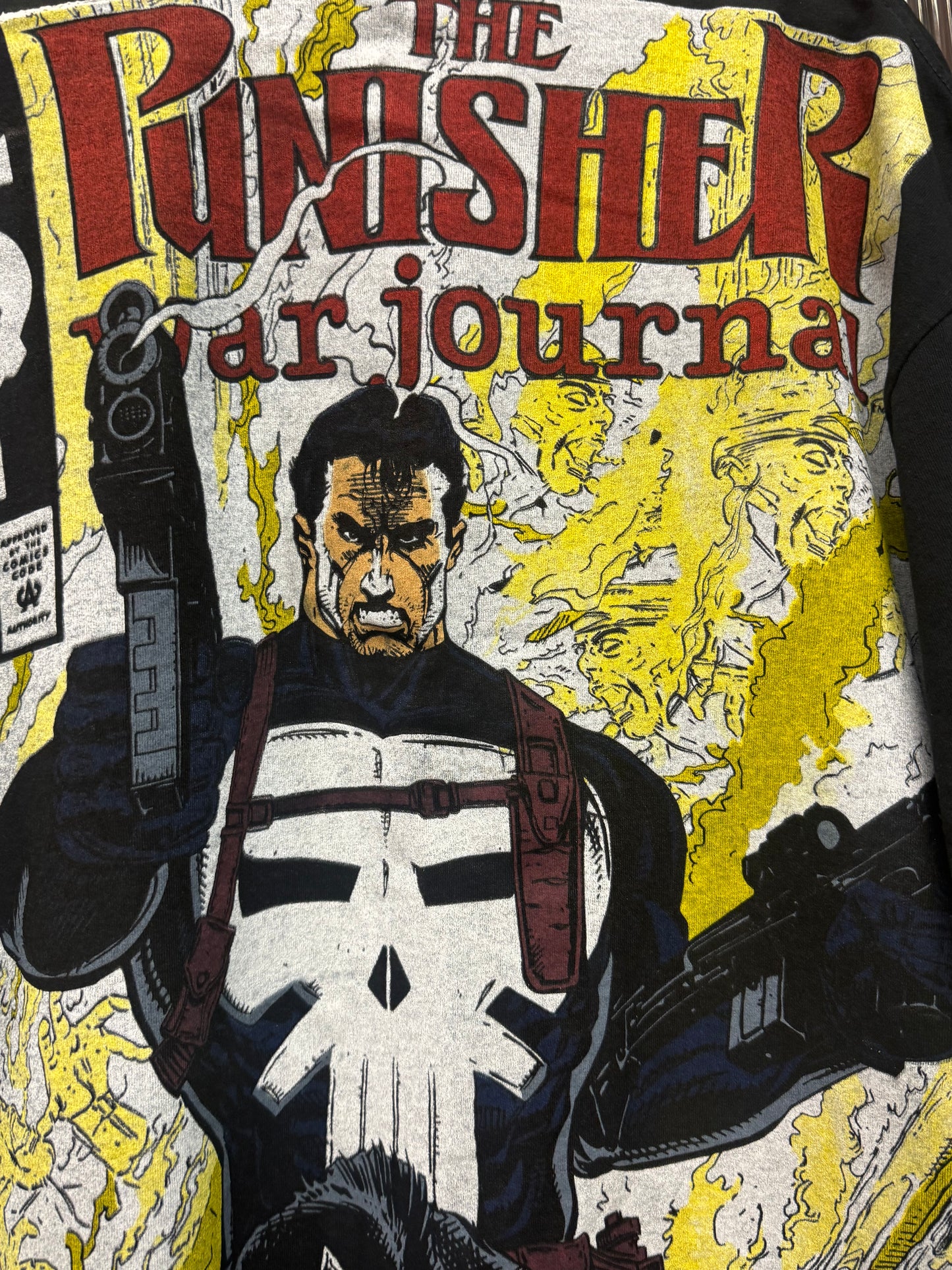 Black - Punisher Solo Flames & the Punisher Pit bull – Vintage Rush