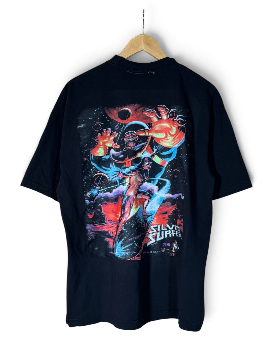 Black - Fatal Attractions Front - Silver Surface Back Shirt