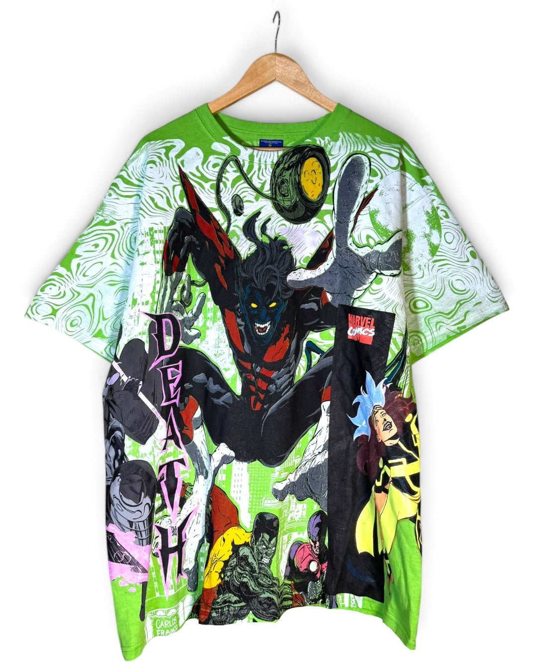 Green - Nightcrawler - Celestial Rouge - Death - 360 Shirt