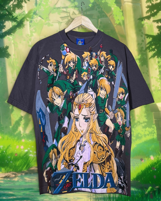 Brown - Links Front - Master Sword Back - Shirt