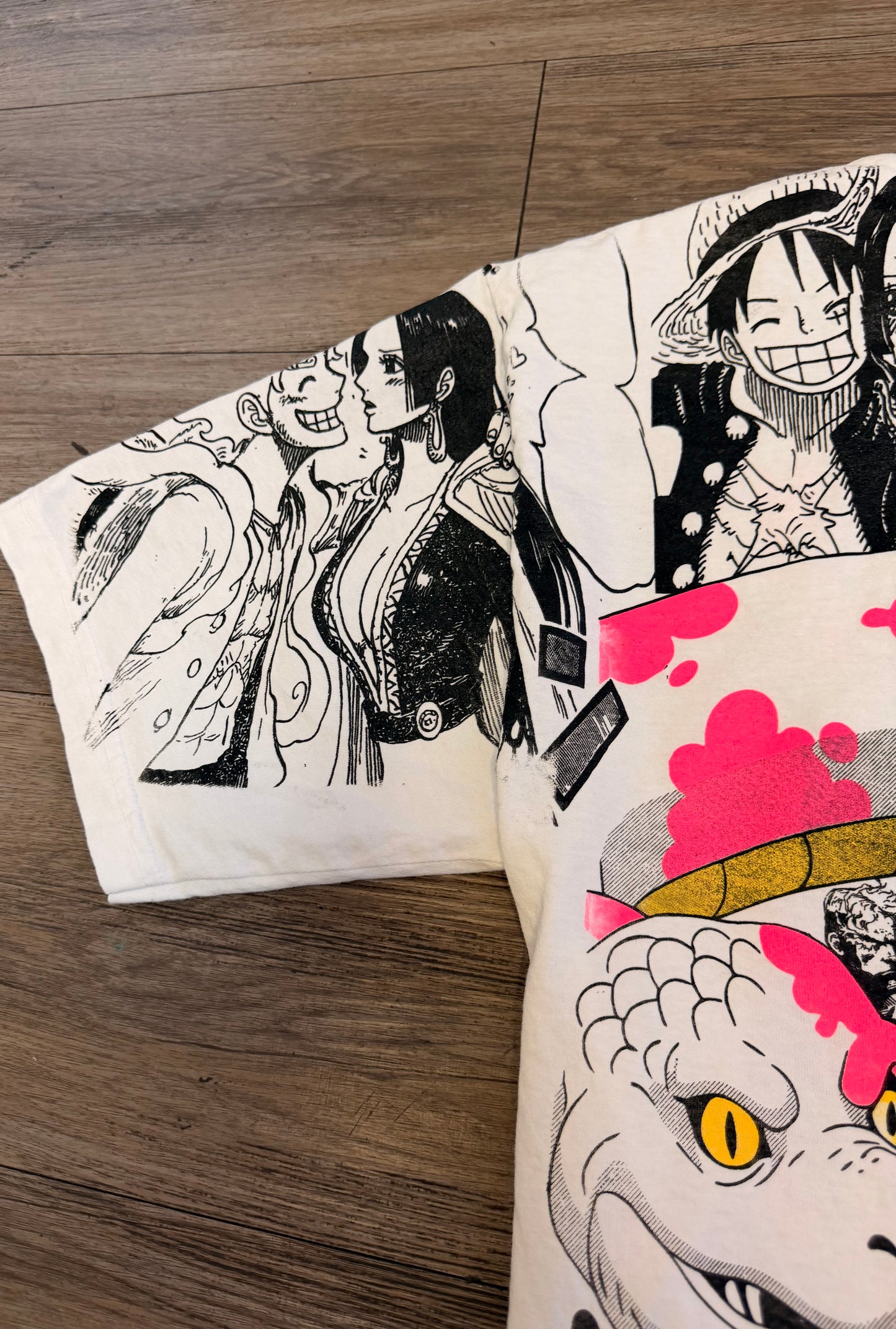 White - Boa Hancock Manga Images Tee