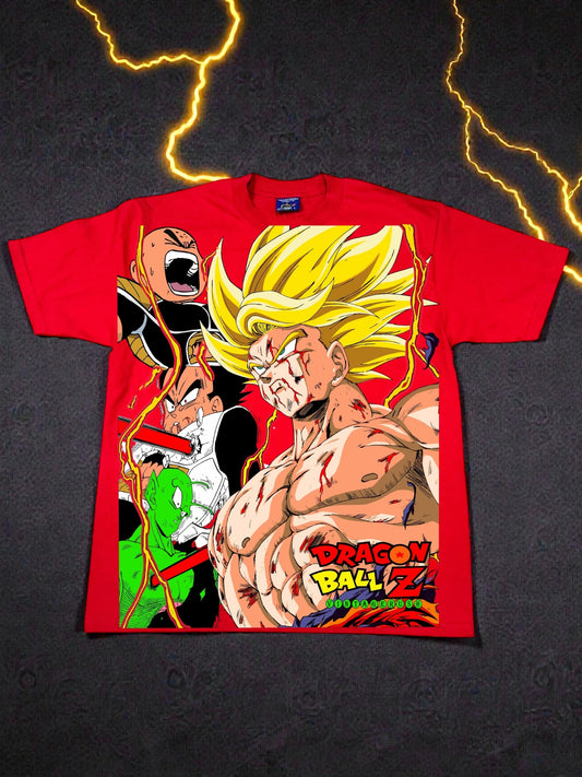 Red - Goku SSJ Front - Lord Freiza