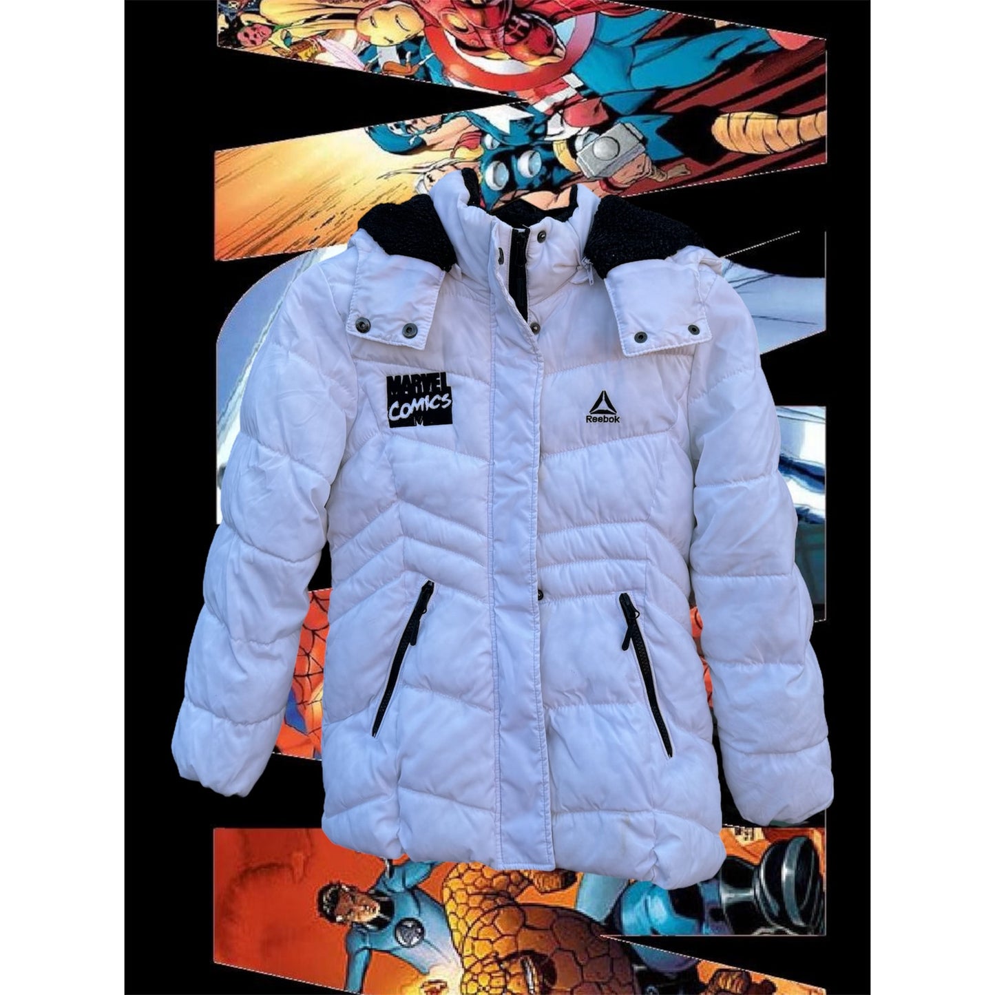 White Puffer Rouge Jacket