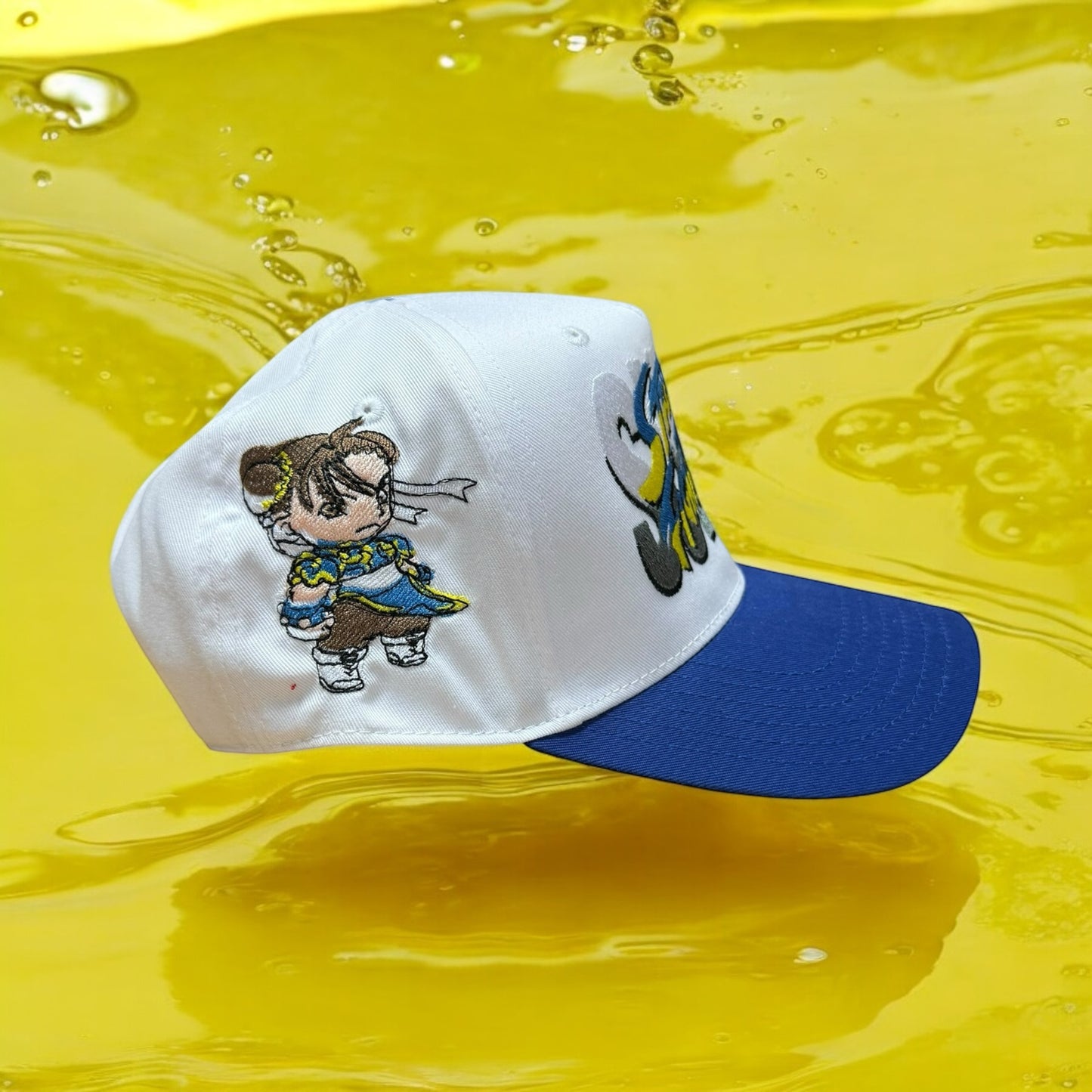 Blue & White- Chun Li Hat